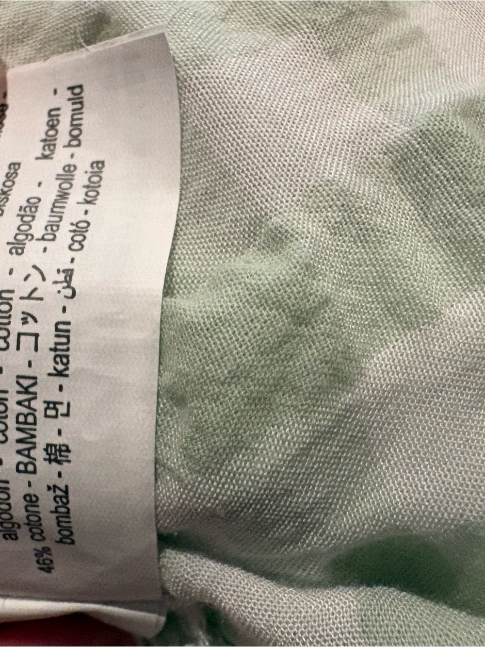 Zara Mint Green and White Gingham Button-Up Blouse - Picture 6 of 7